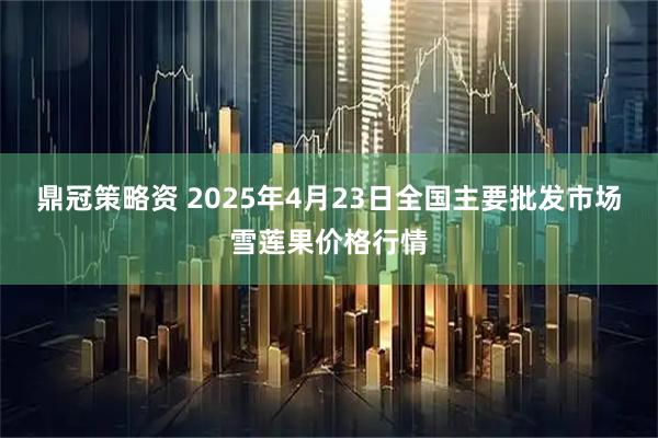 鼎冠策略资 2025年4月23日全国主要批发市场雪莲果价格行情