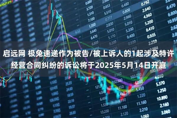 启远网 极兔速递作为被告/被上诉人的1起涉及特许经营合同纠纷的诉讼将于2025年5月14日开庭