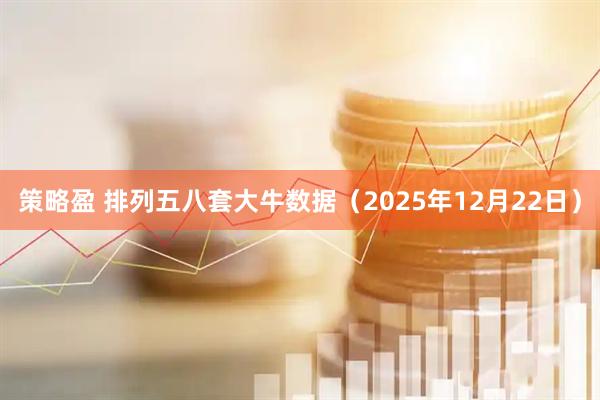 策略盈 排列五八套大牛数据（2025年12月22日）