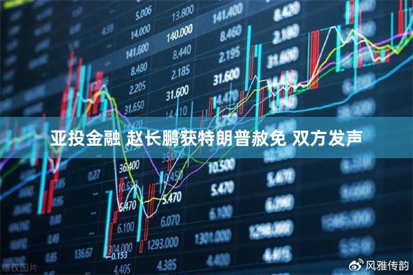 亚投金融 赵长鹏获特朗普赦免 双方发声